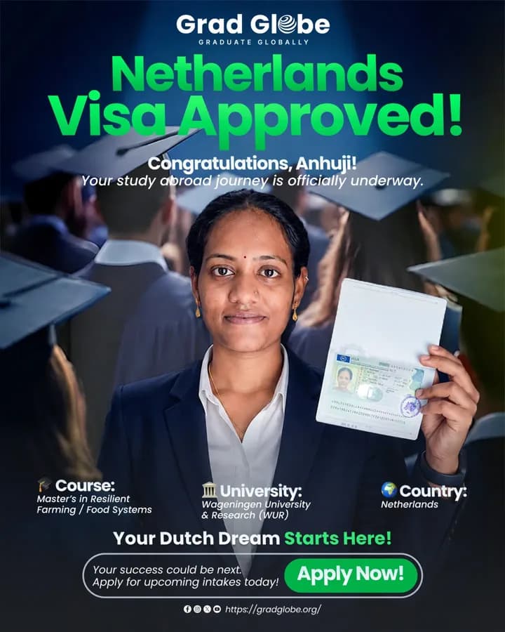 Anhuji - Grad Globe Scholarship Testimonial
